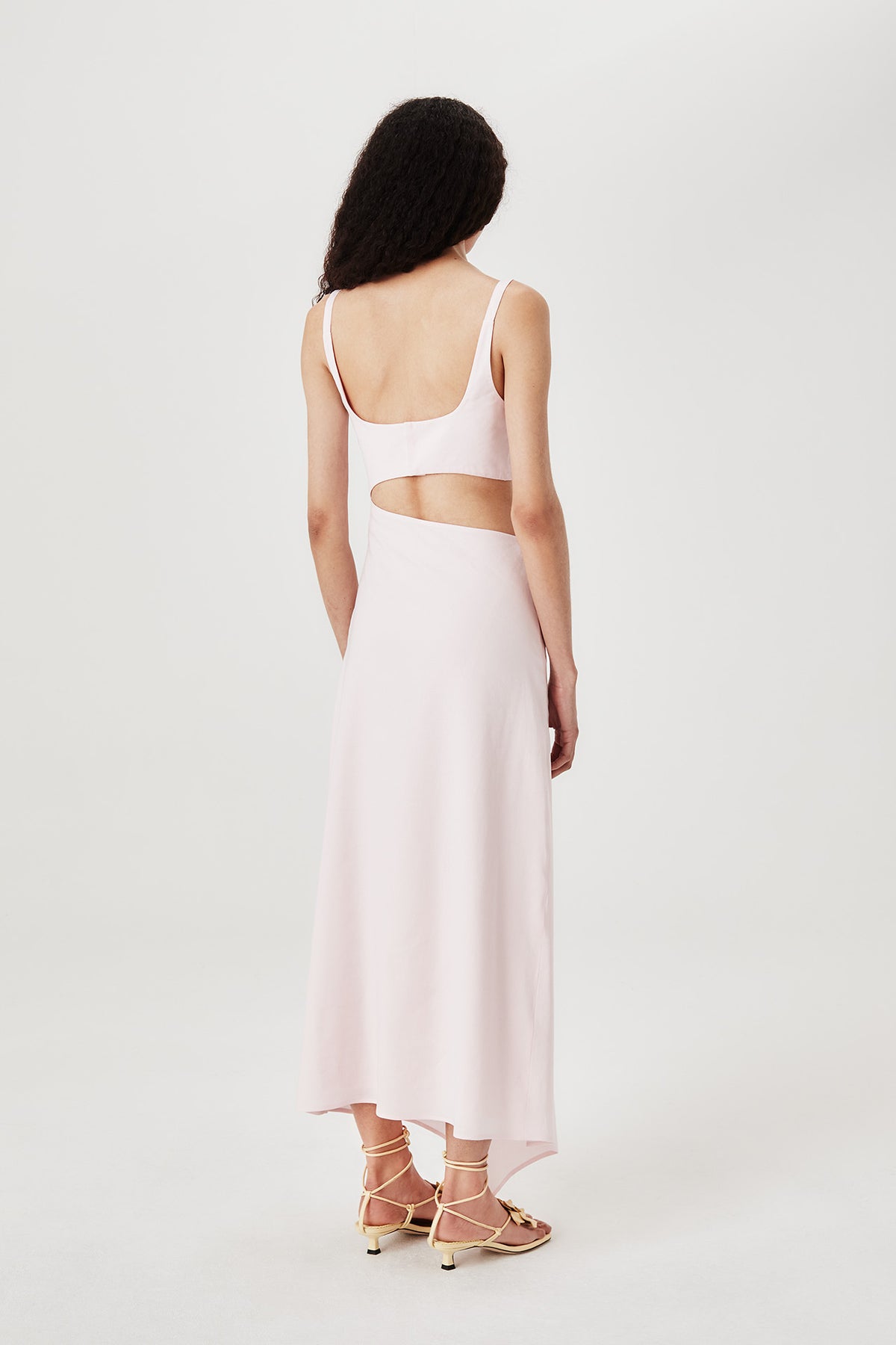 Robe longue effet brassière