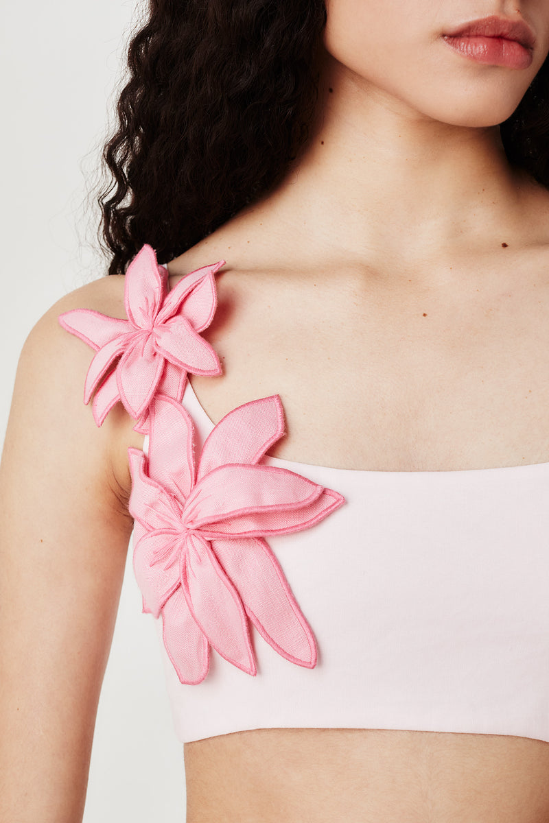 Robe longue effet brassière