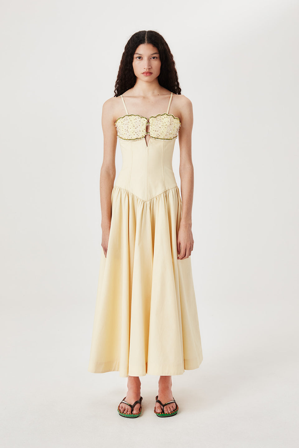 Robe longue bustier