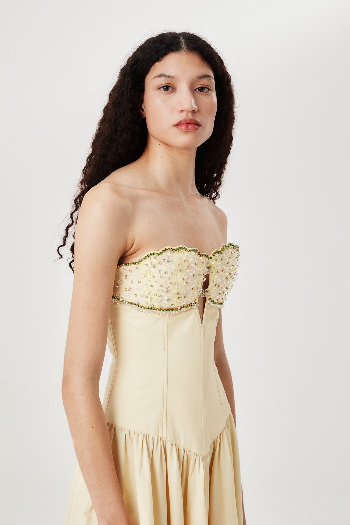 Robe longue bustier