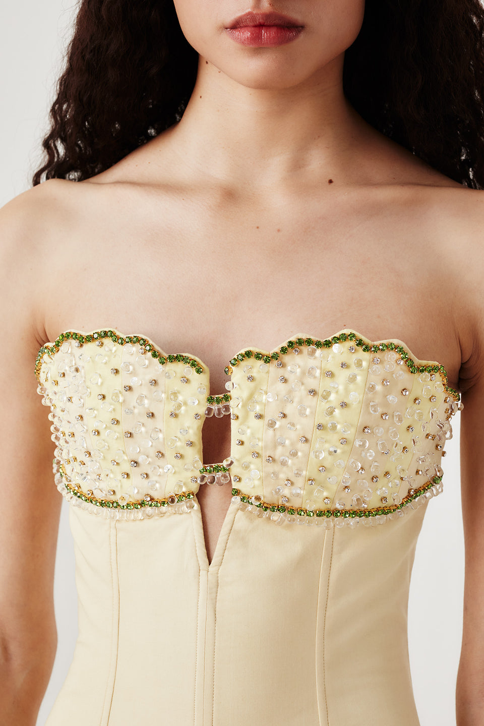 Robe longue bustier