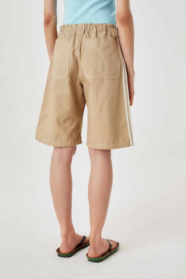 Bermuda à cordon coloré