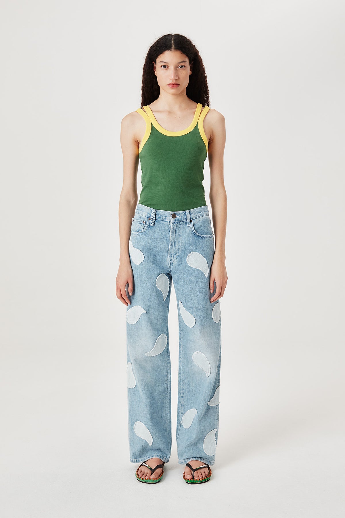 Patchwork denim