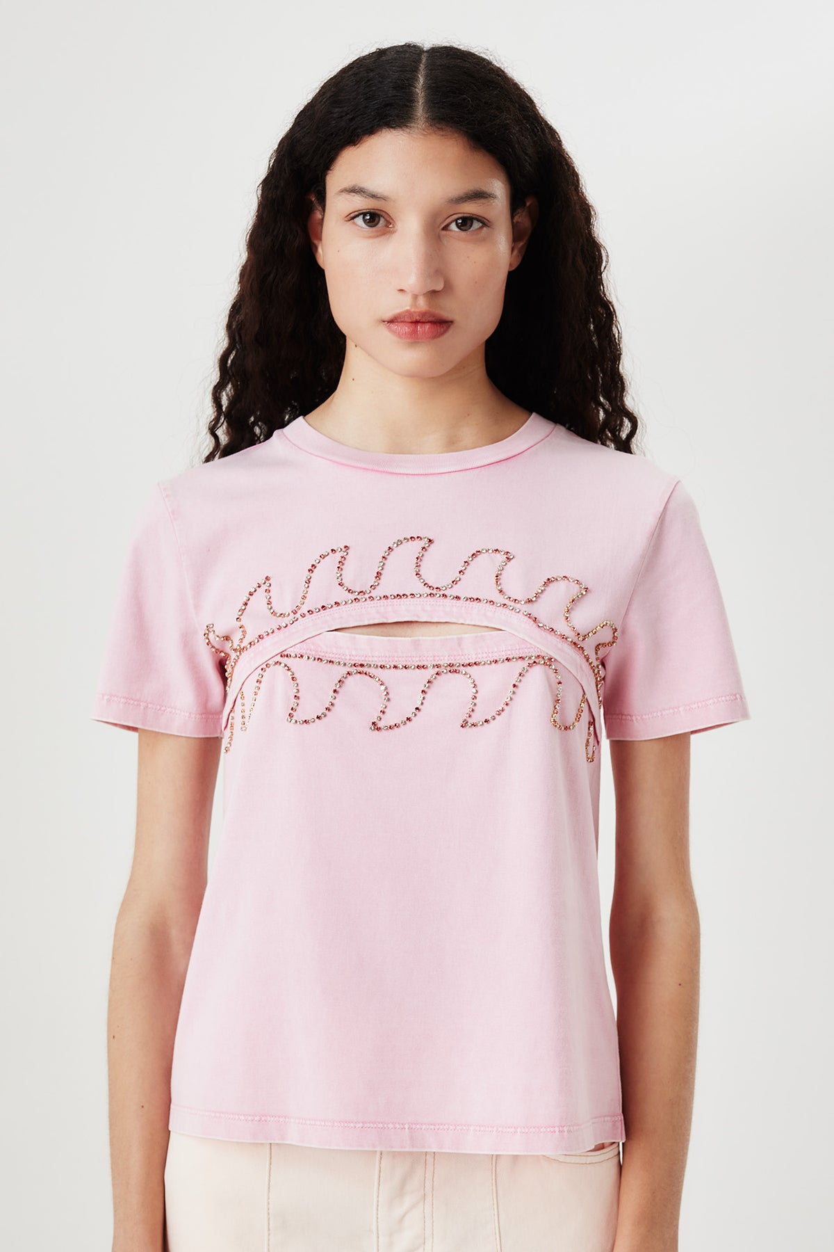 Rhinestone T-shirt