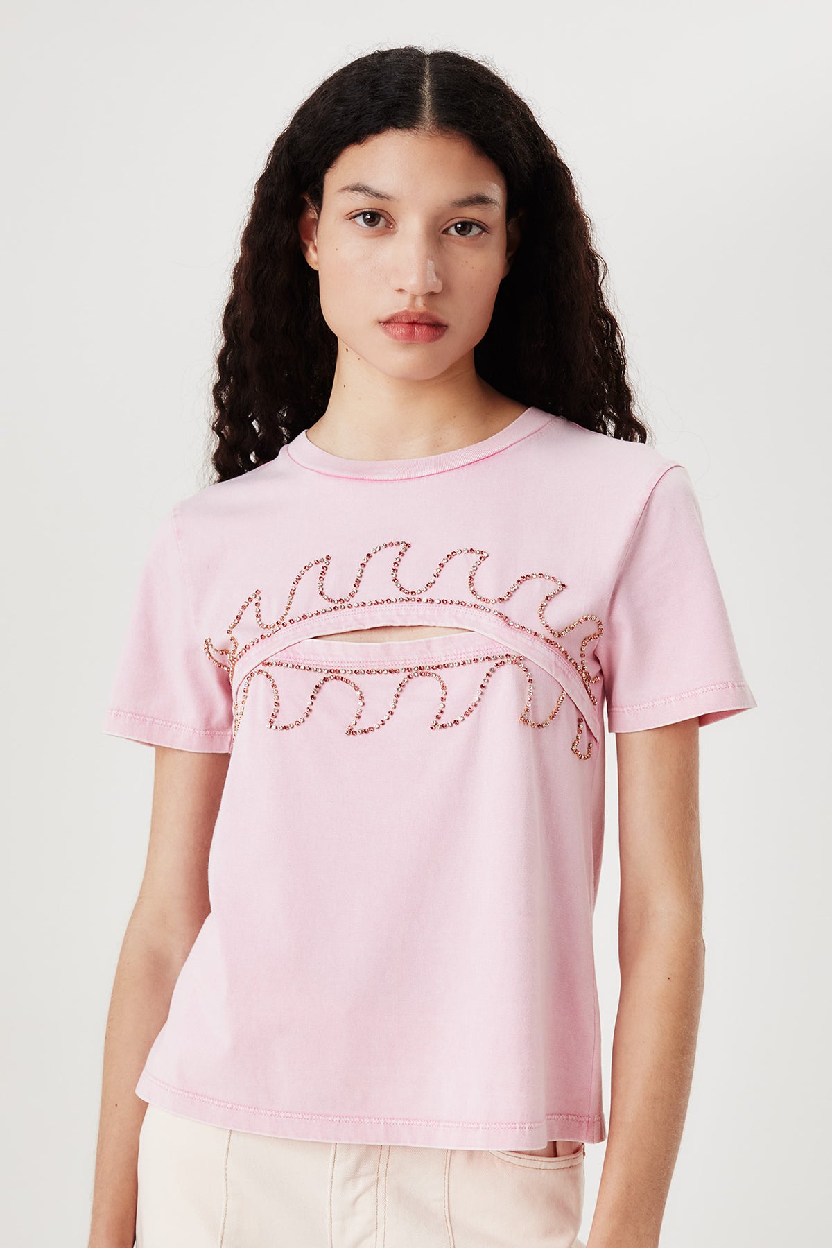Rhinestone T-shirt