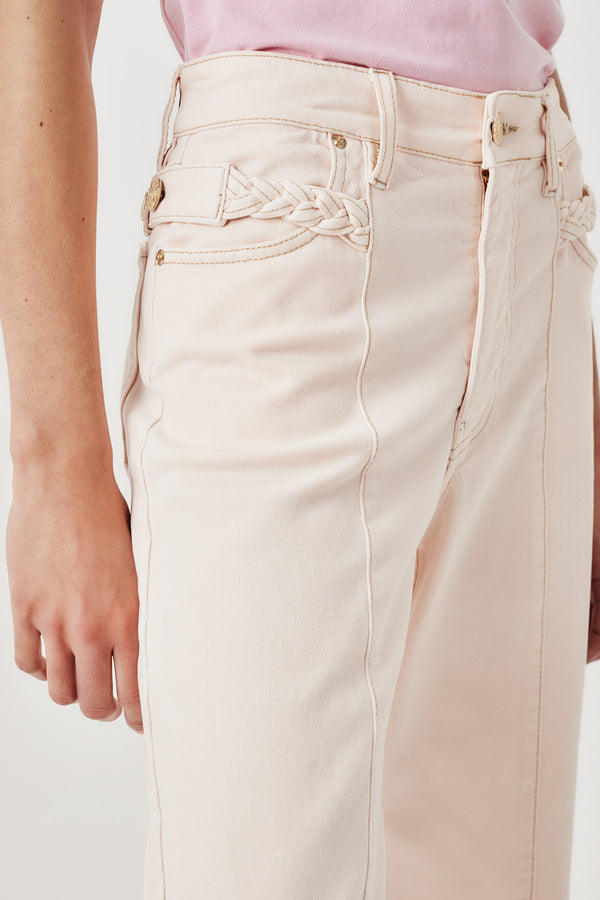 Denim avec couture milieu jambe