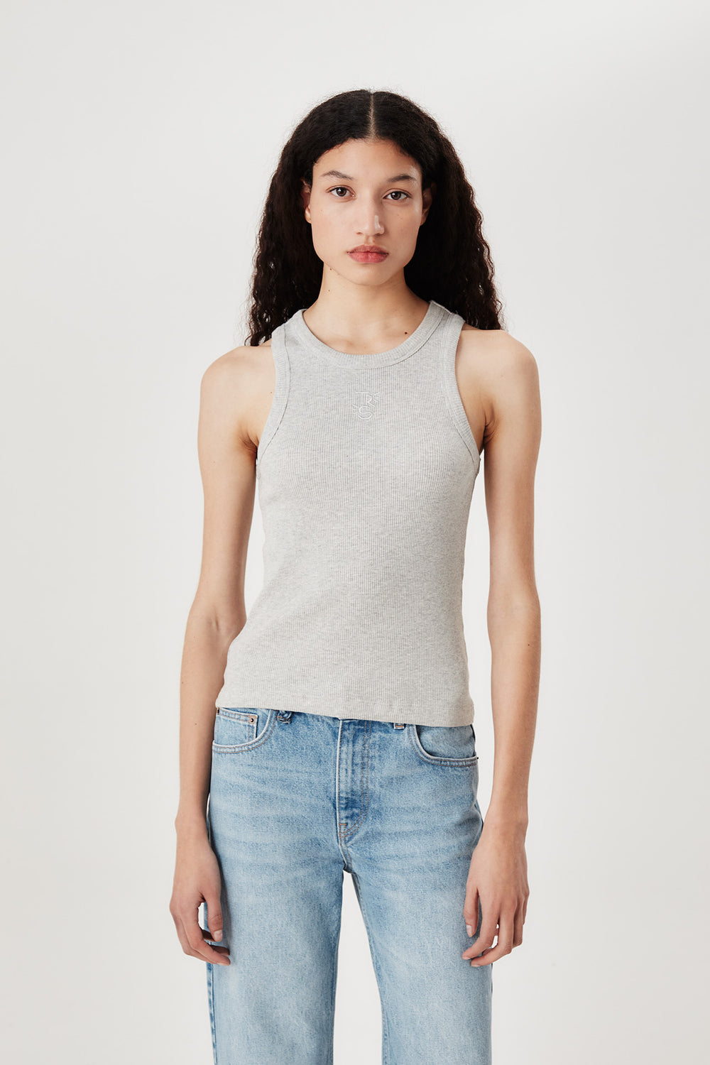 Débardeur à broderie "TRS"