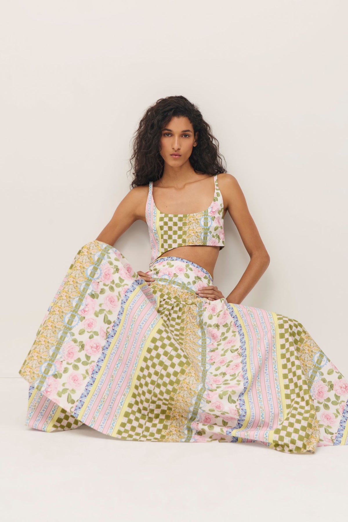 Long Liberty poplin dress