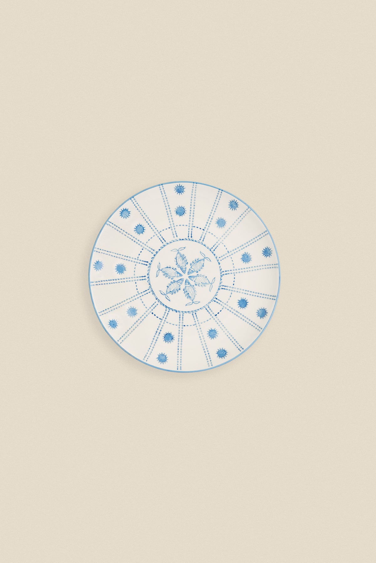 Assiette à dessert la mer