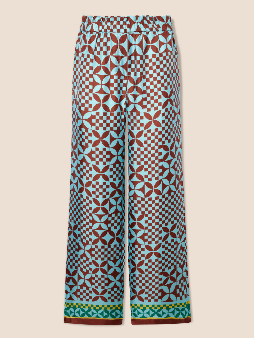 Silk trousers