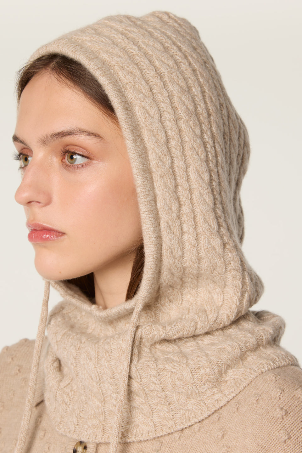 Cagoule torsadée