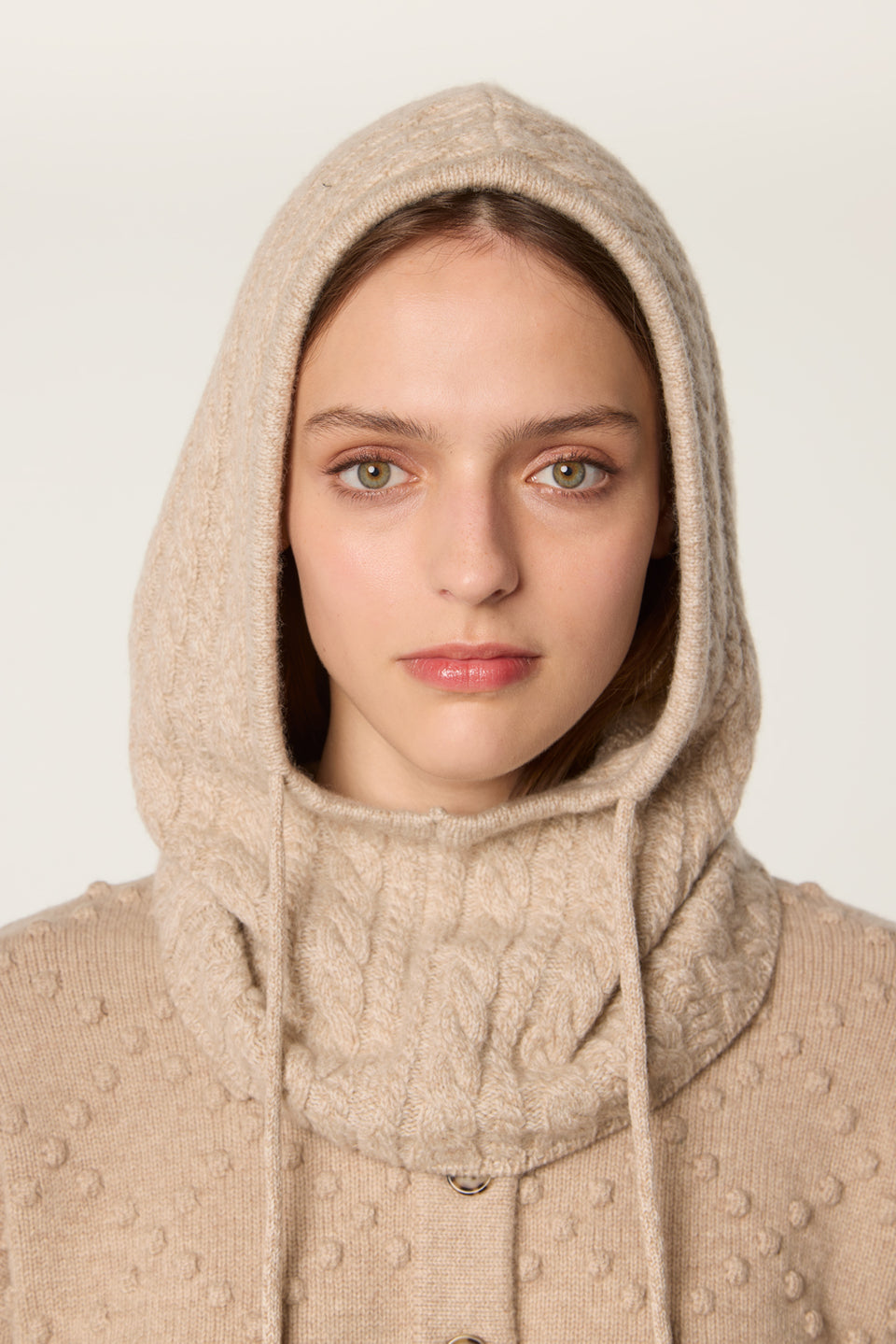 Cagoule torsadée