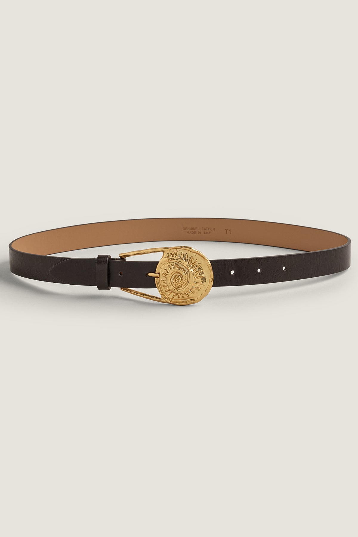 Ceinture fine en cuir lisse Mise Au Green | La Redoute Ceinture fine en cuir lisse Mise Au Green | La Redoute