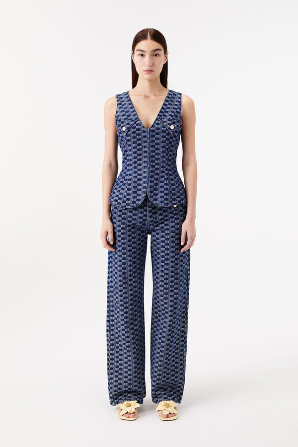 Woven denim
