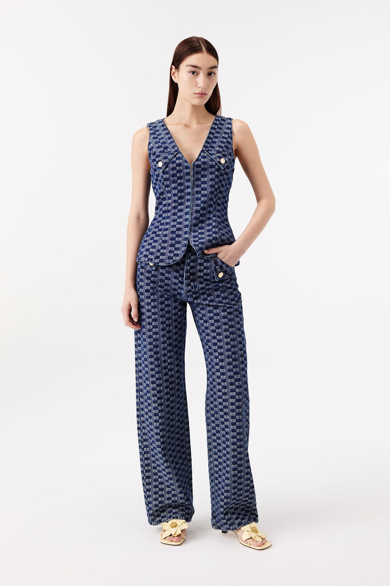 Woven denim