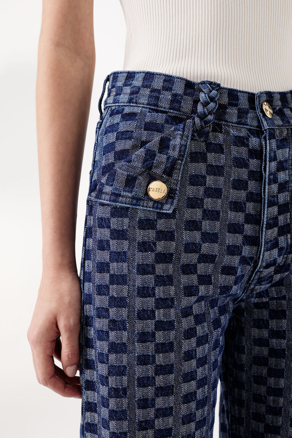 Woven denim