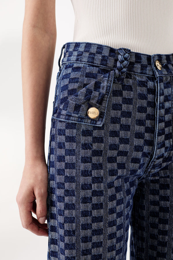 Woven denim