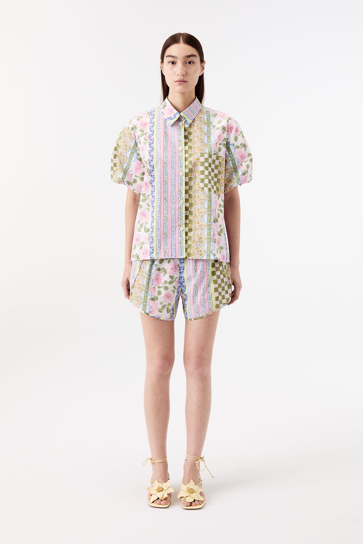 Short de popelina Liberty