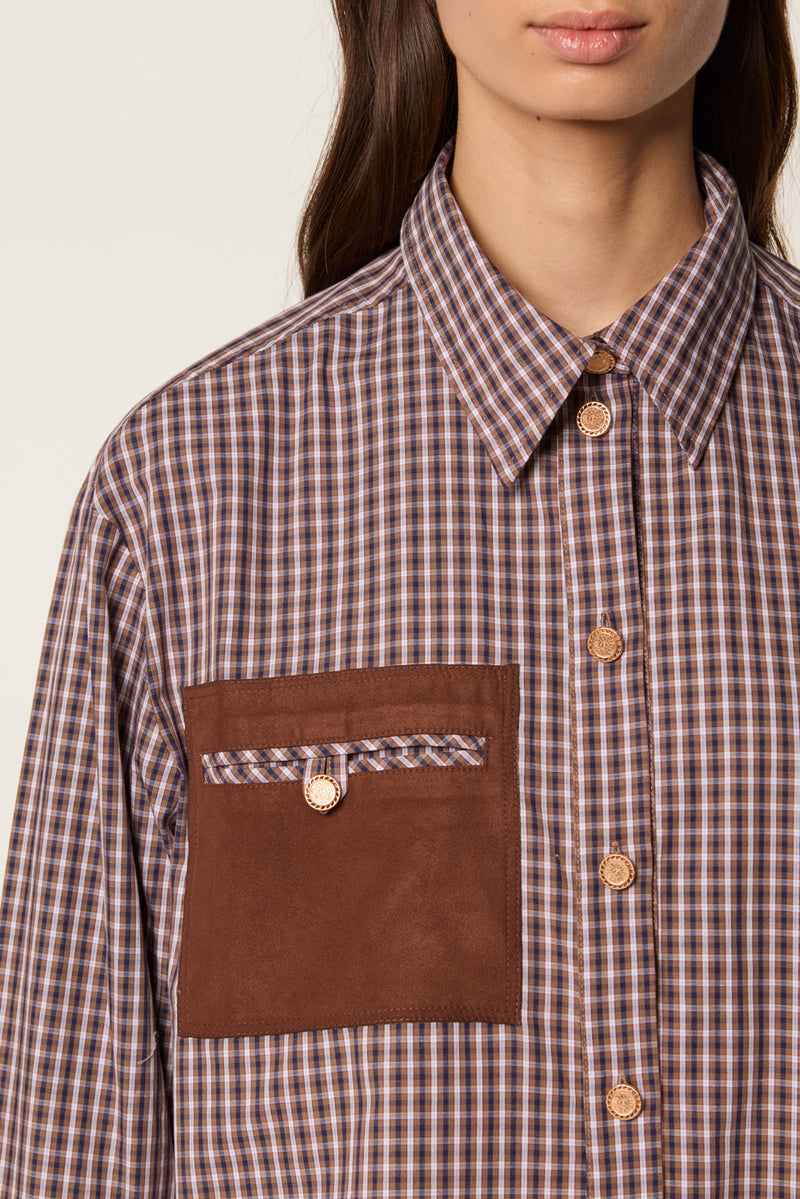 Nubuck pocket shirt
