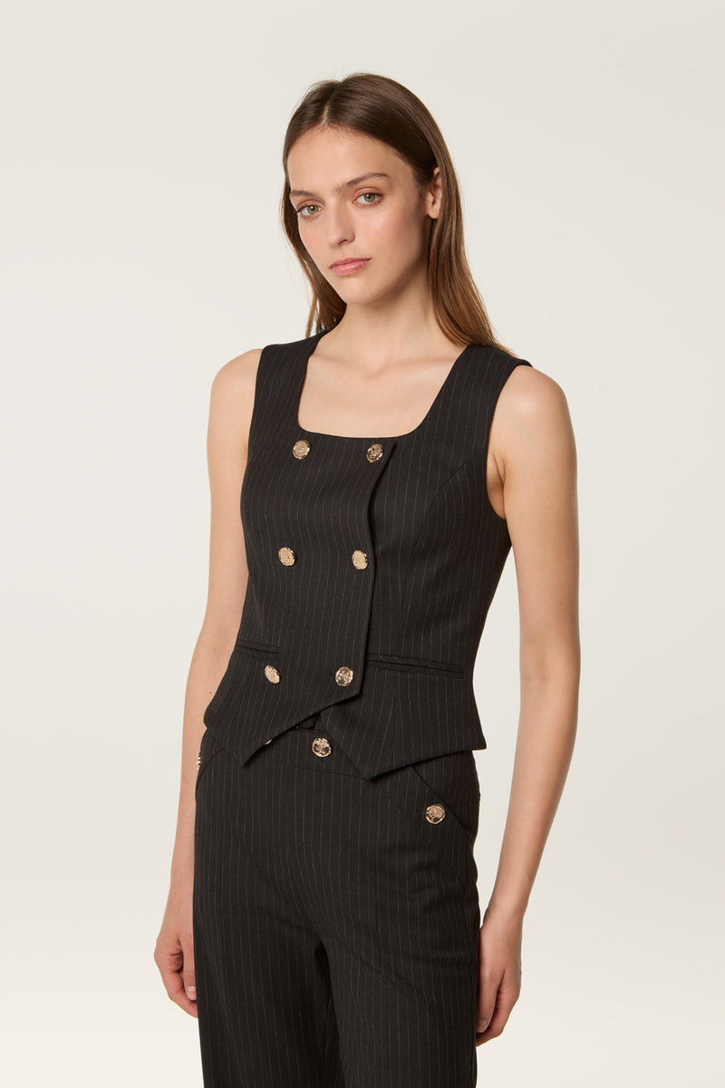 Pinstriped jacket