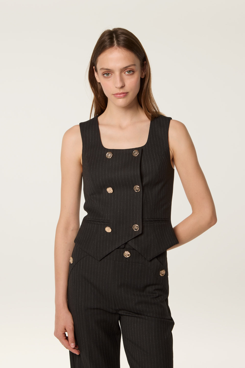 Pinstriped jacket