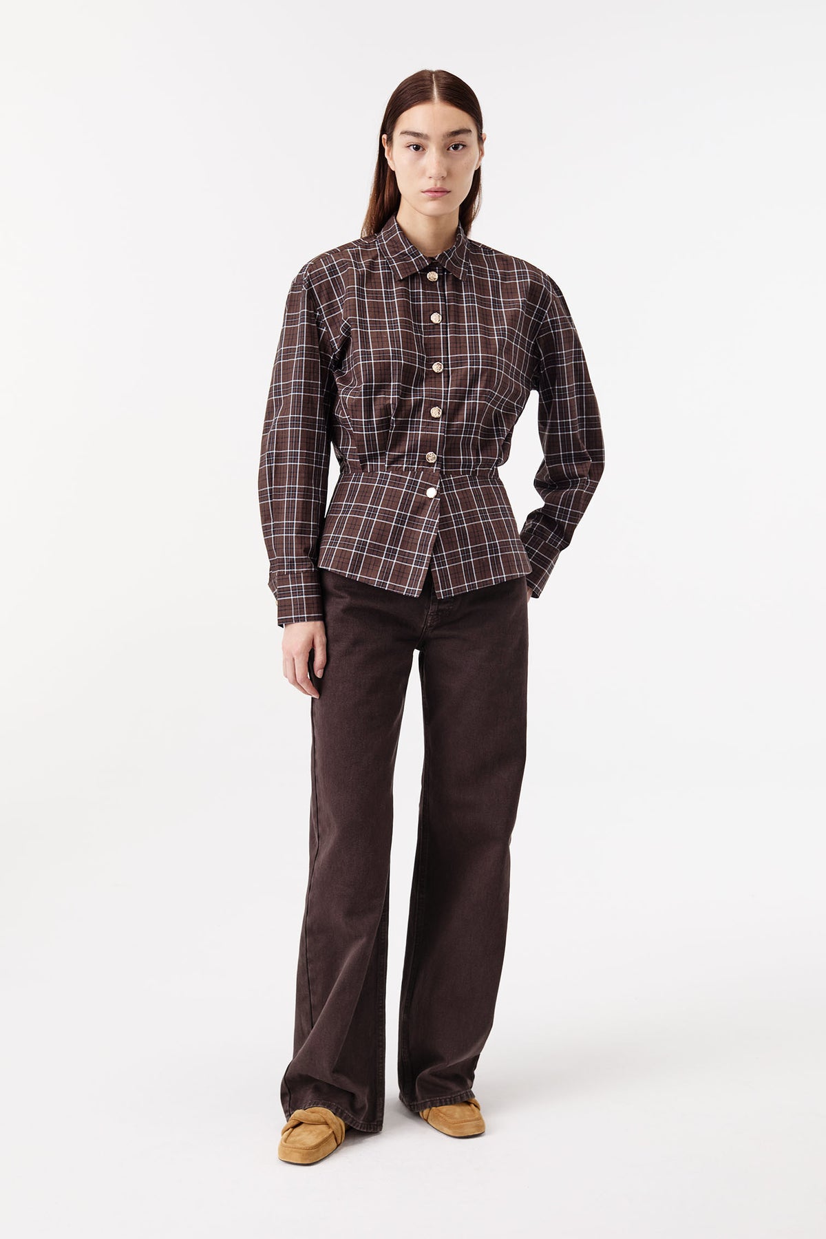 Denim marron