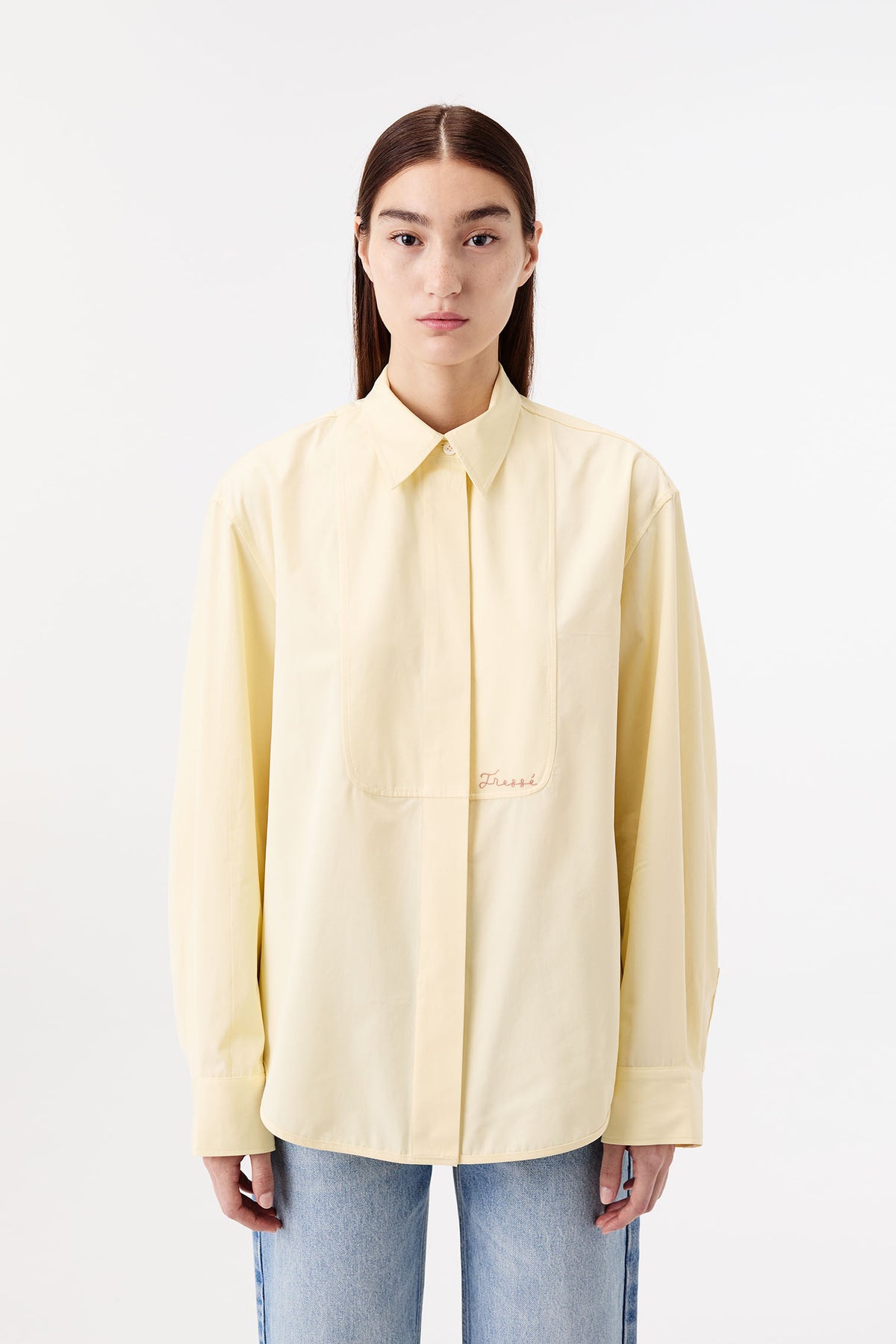 Camicia dritta con pettorina