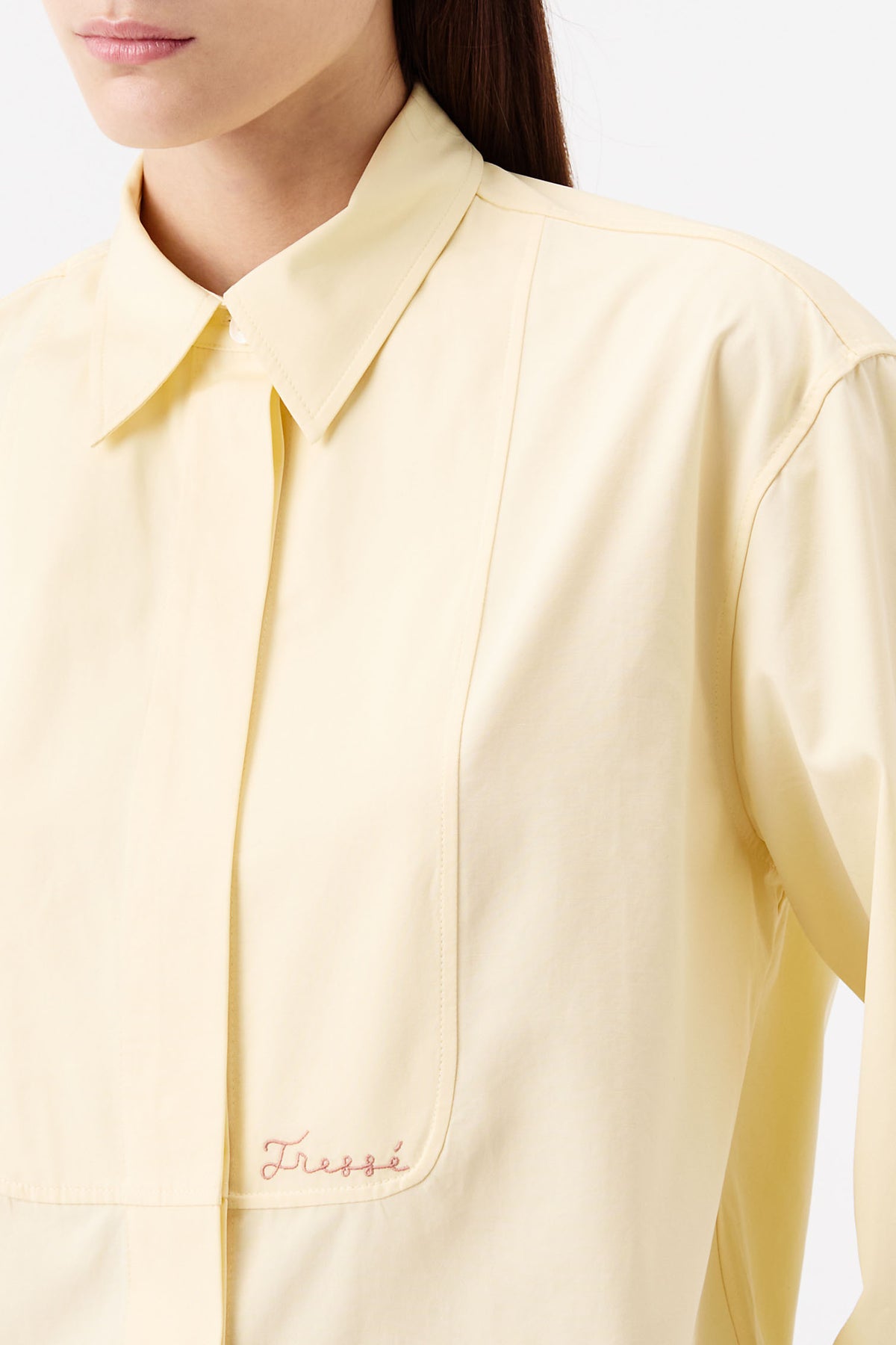Camicia dritta con pettorina