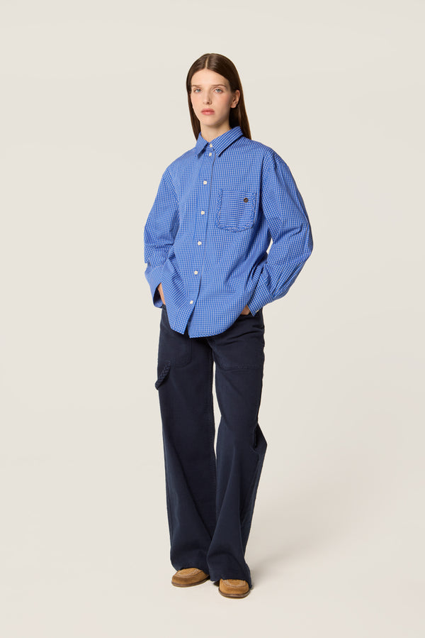 Backless shirt
