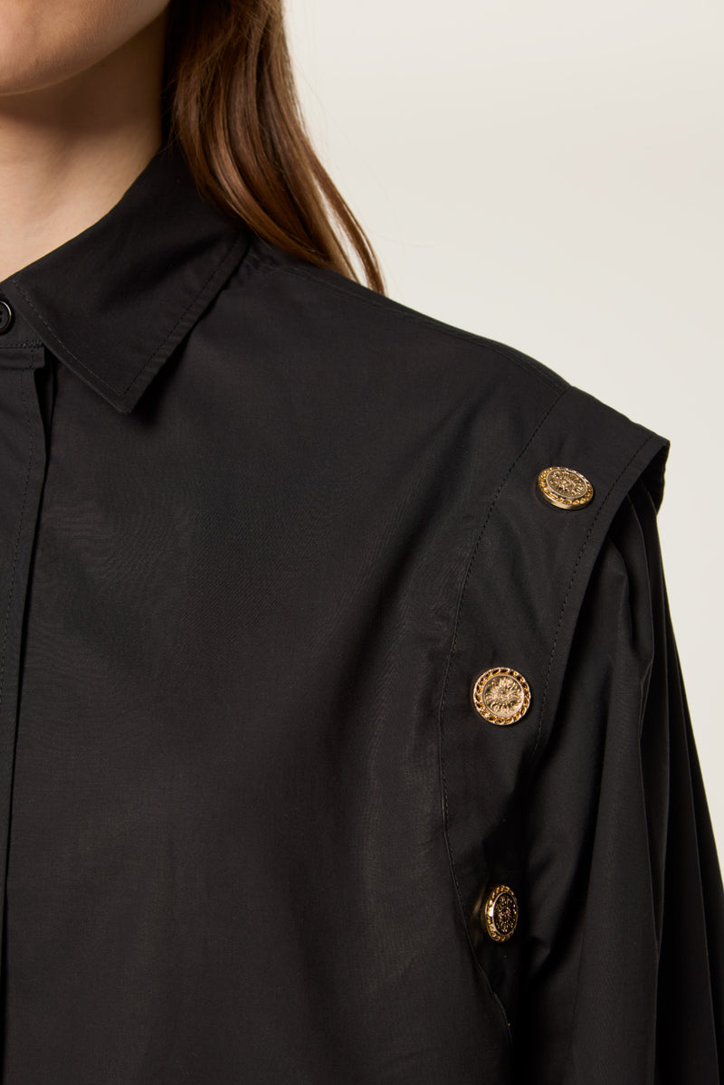 Snap button shirt