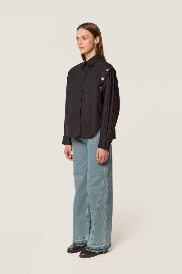 Snap button shirt