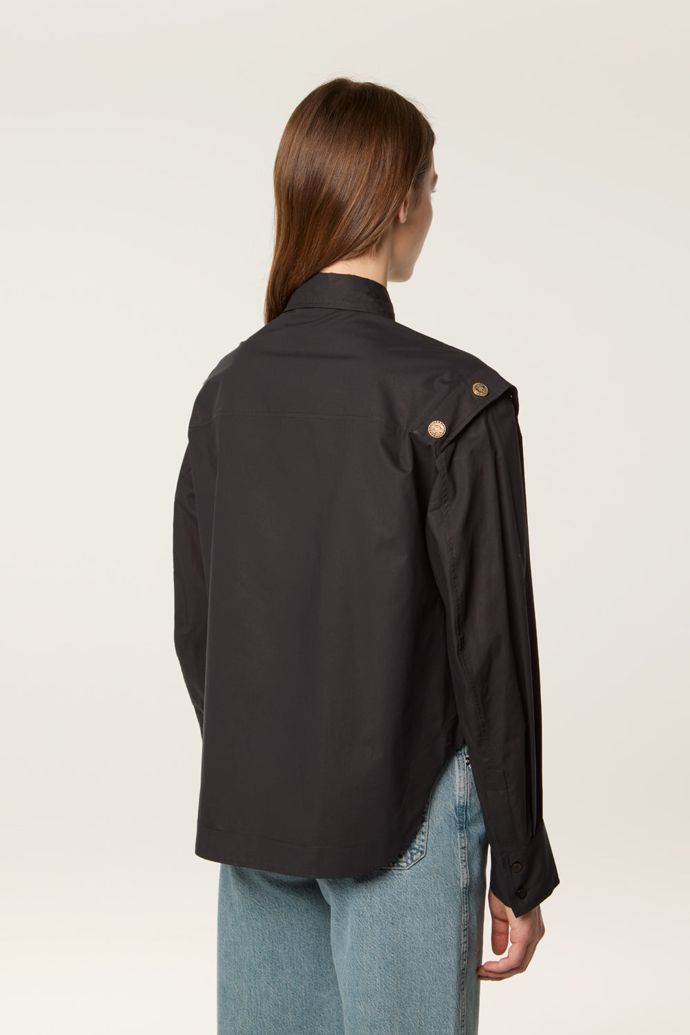 Snap-button shirt
