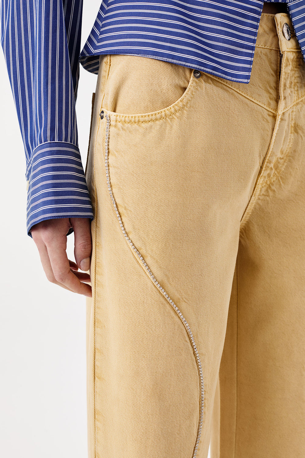 Pantalon à strass