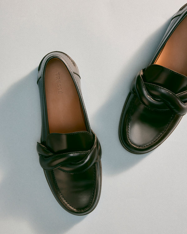 Mocassins à tresse