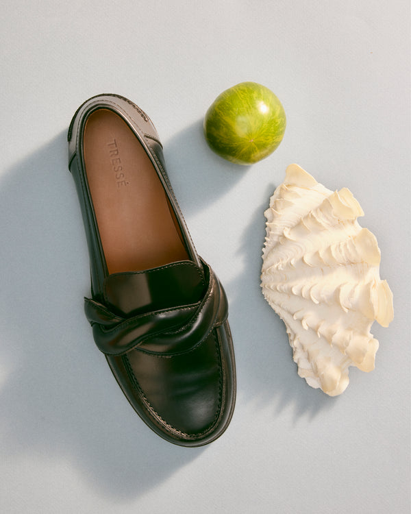 Mocassins à tresse