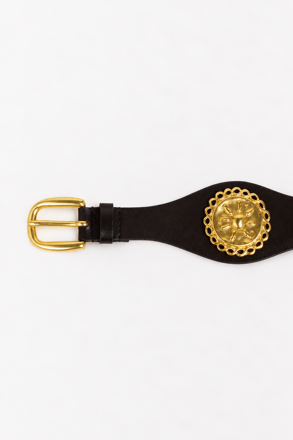Sun medallion belt