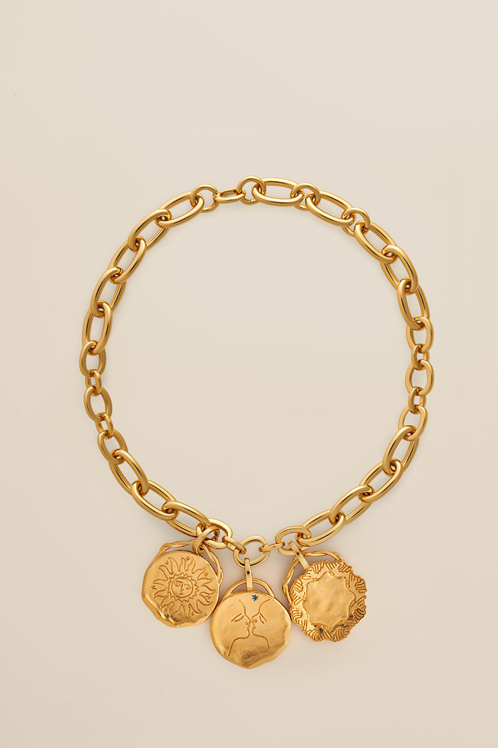 Collier grosses mailles