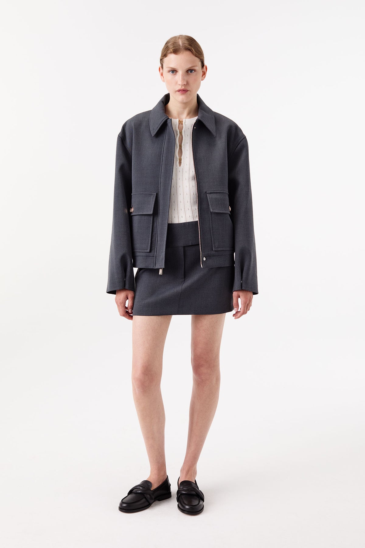 Jacket with back gusset