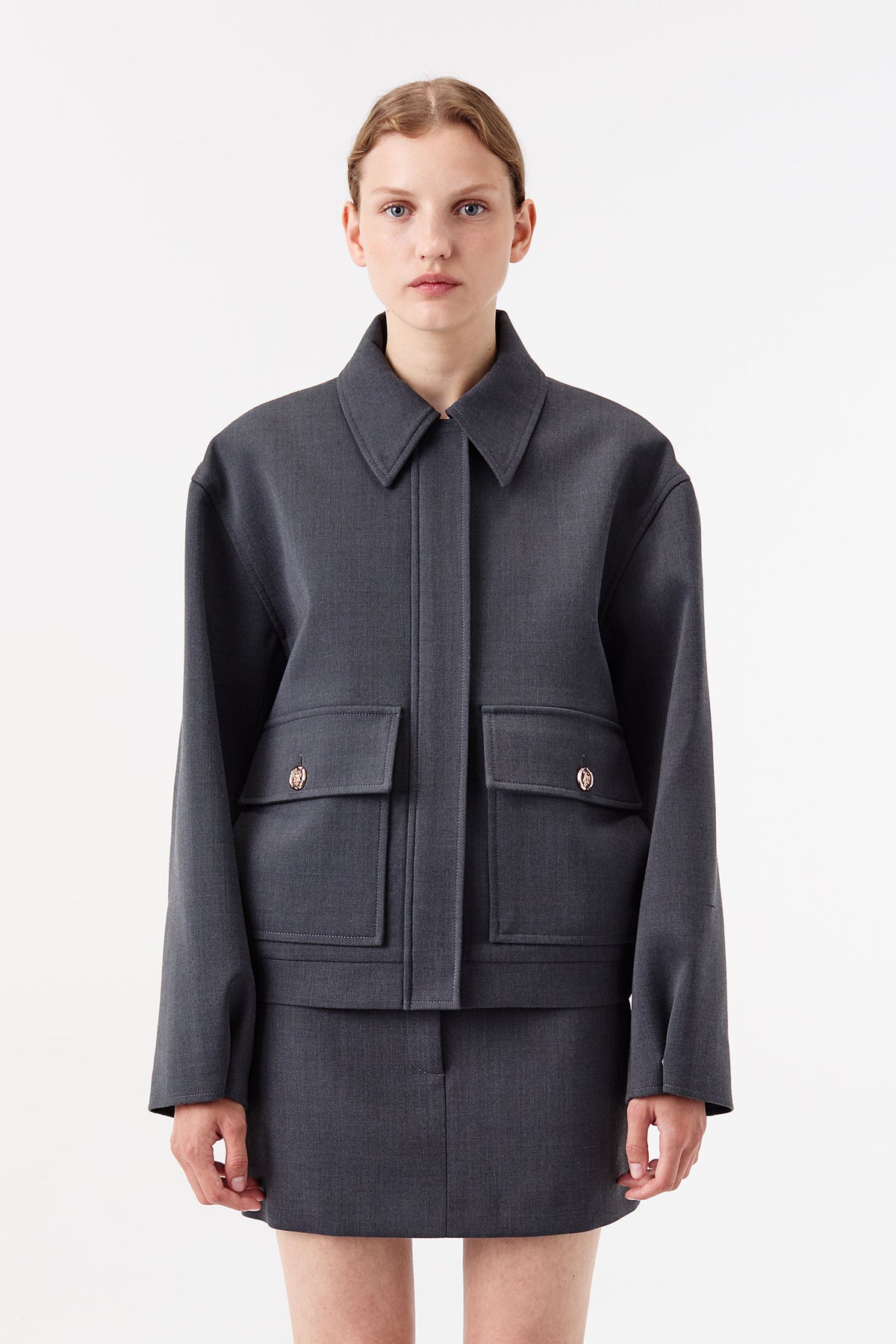 Jacket with back gusset