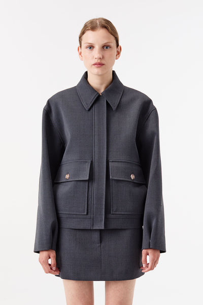 Jacket with back gusset