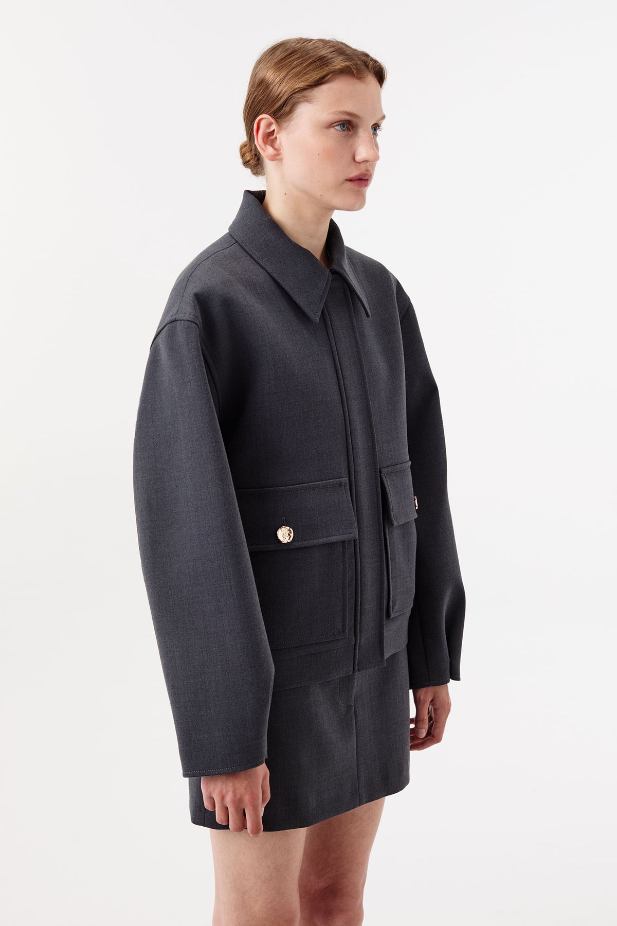 Jacket with back gusset