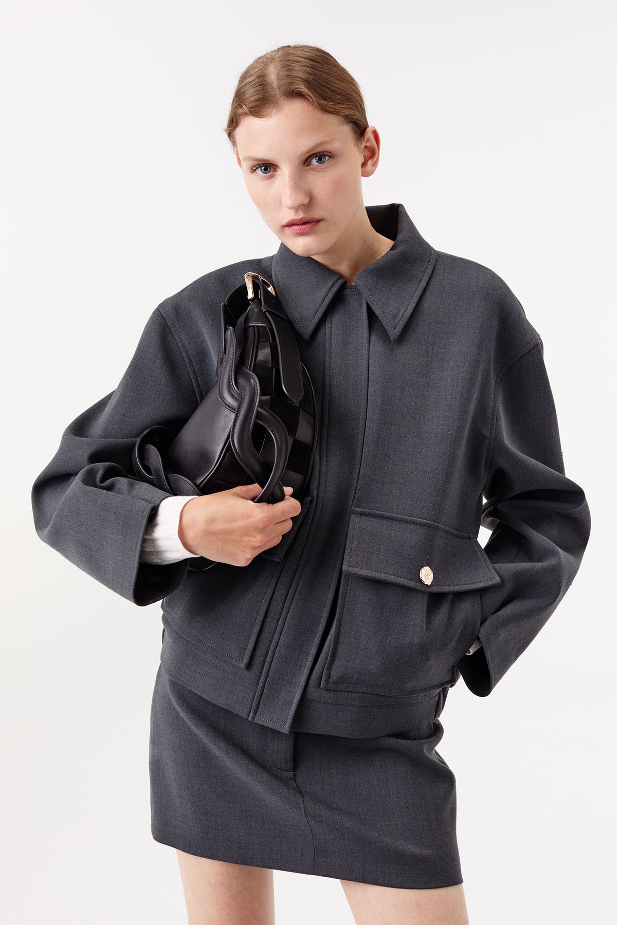 Jacket with back gusset
