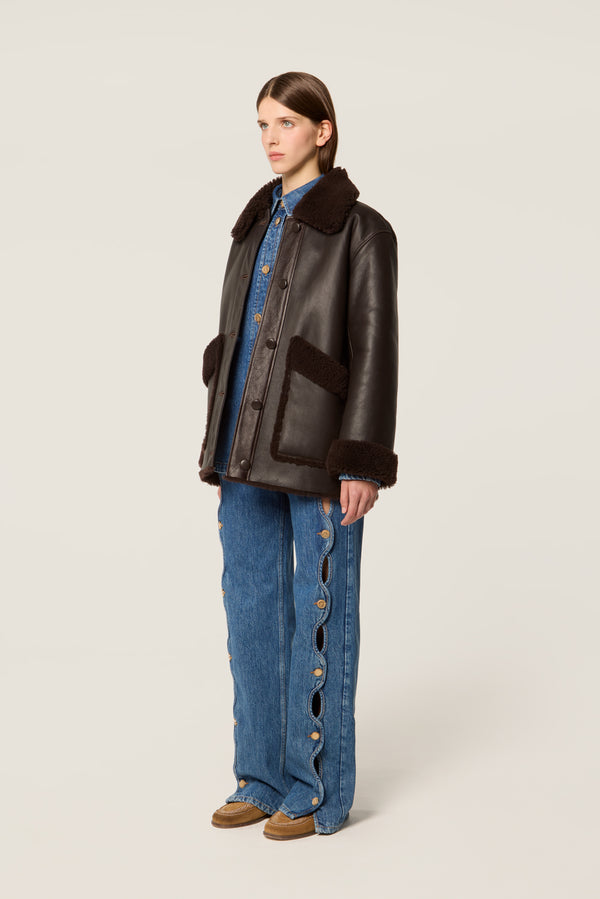 Sheepskin jacket