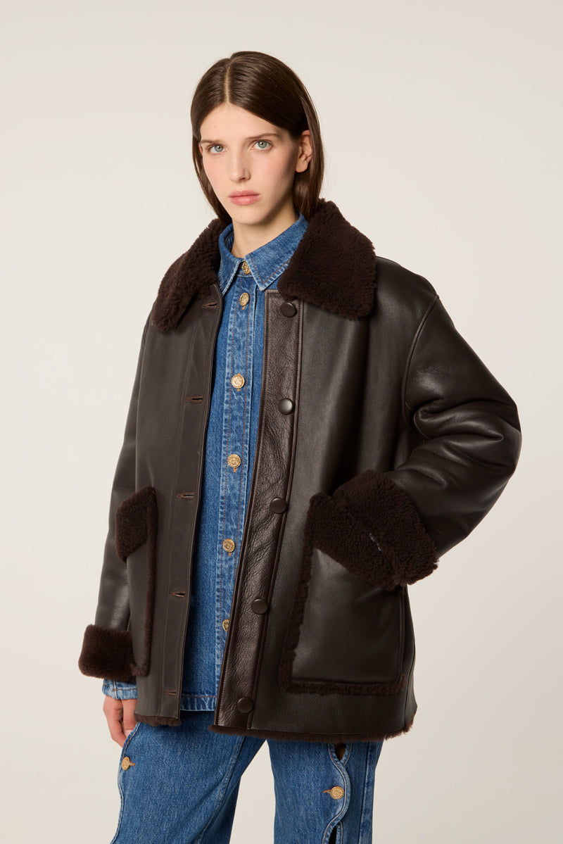 Sheepskin jacket