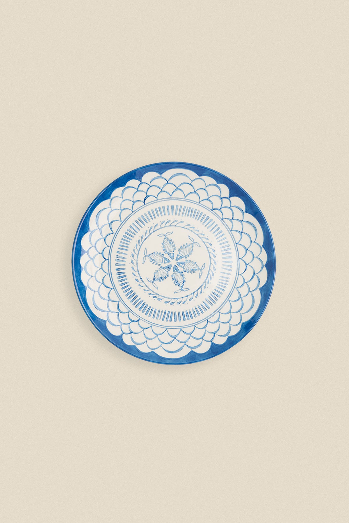 Assiette à dîner la mer