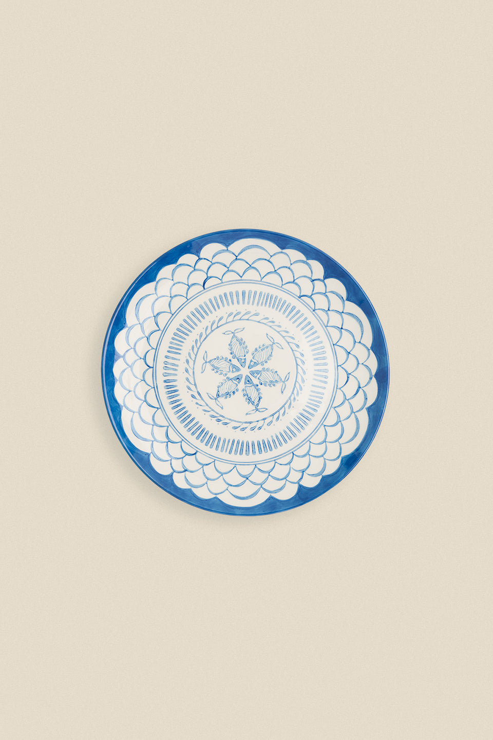Assiette à dîner la mer
