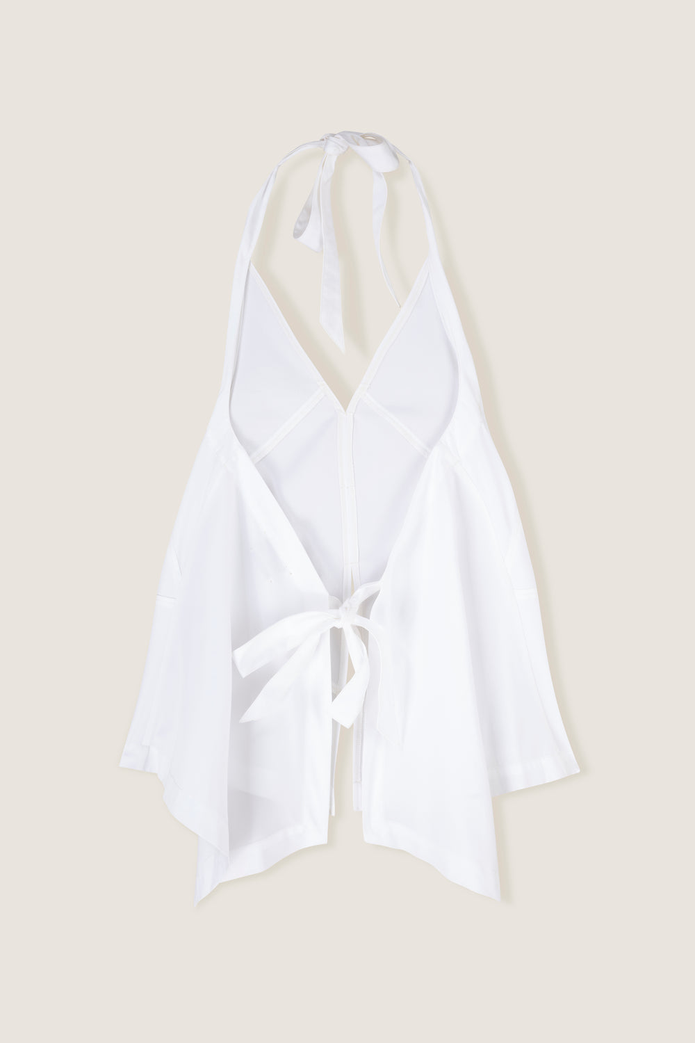 Top dos nu en popeline