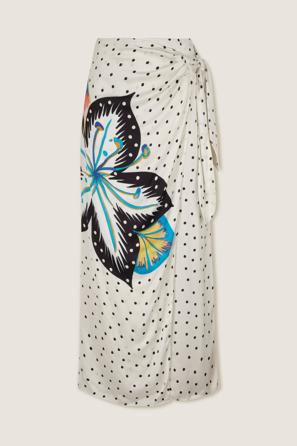 Wrap tie skirt
