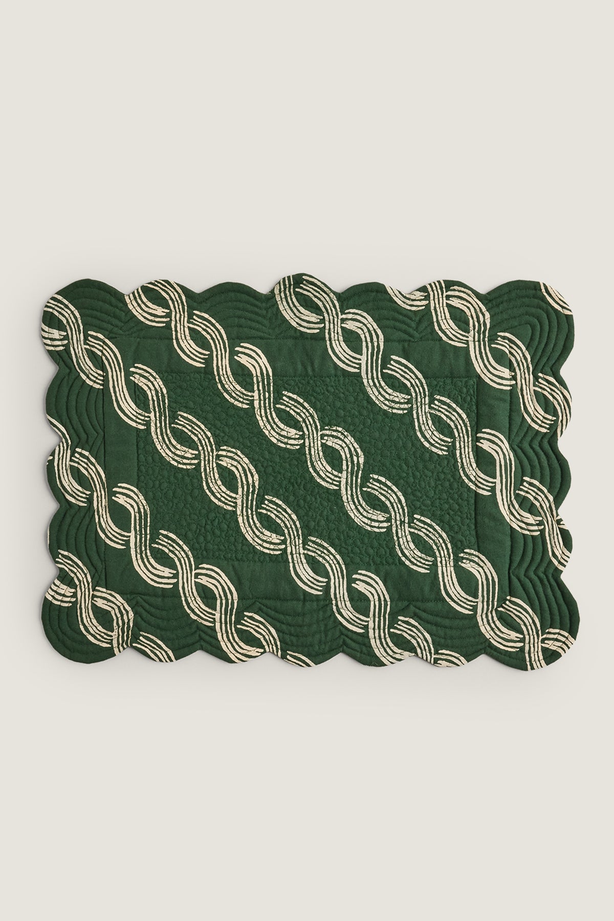 Mantel individual reversible con motivos