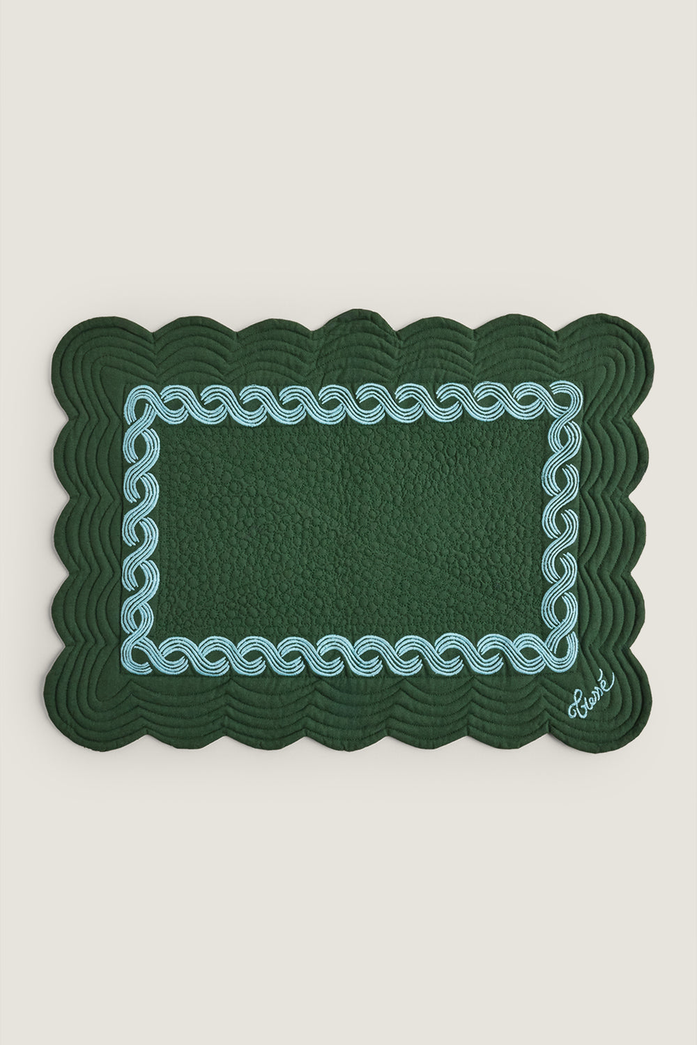 Reversible patterned placemat
